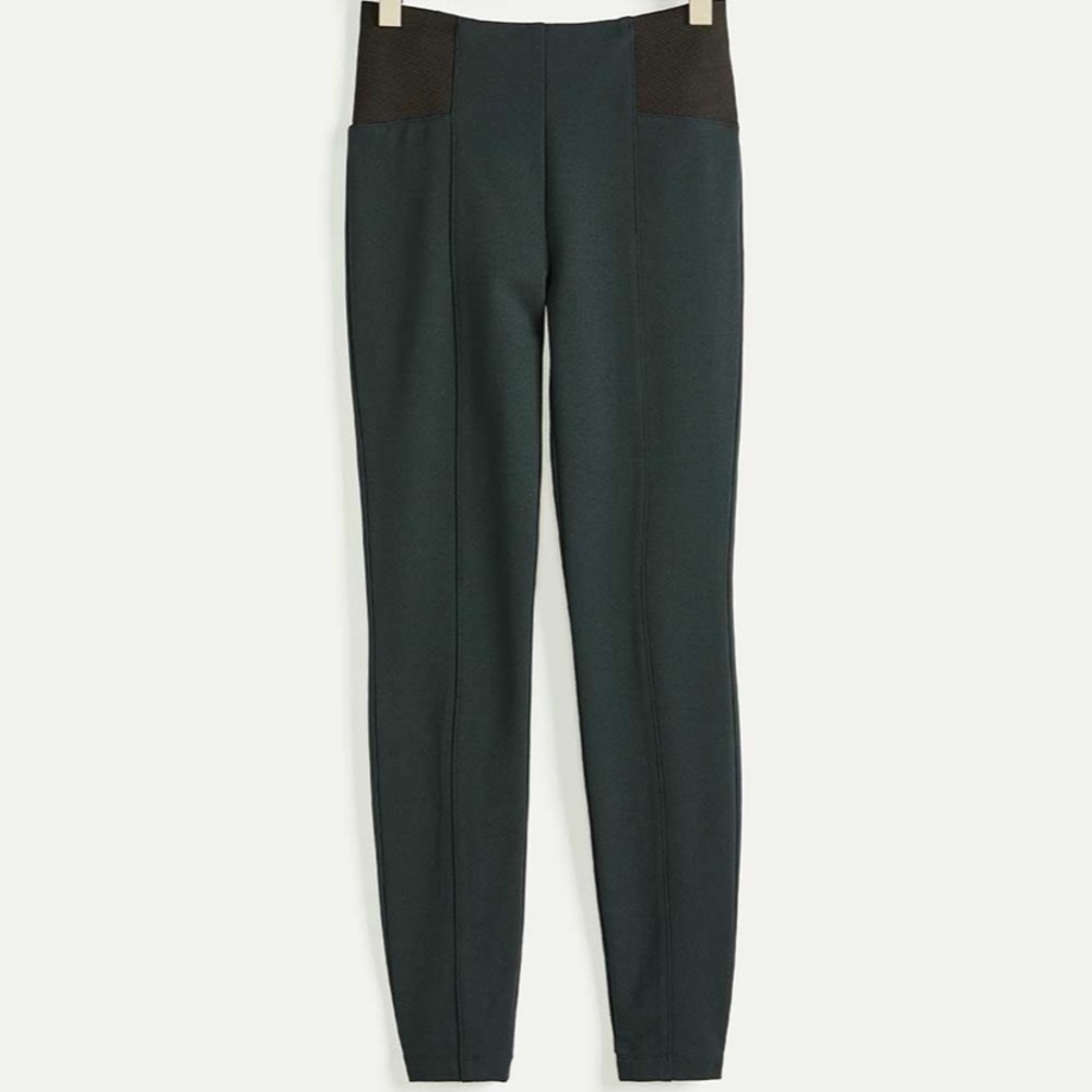 Juniper green tall leggings with control panel
